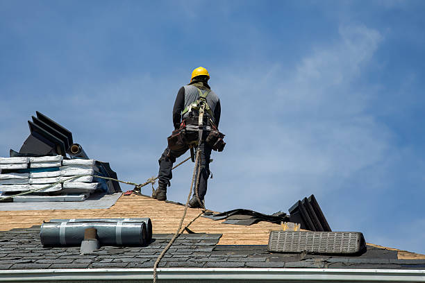 Professional Roof Replacement technician working in Glen, WV